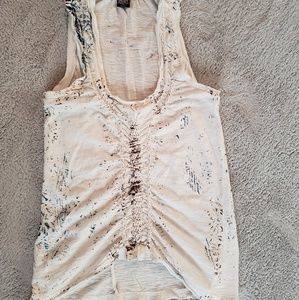 Free people paint splatter tank